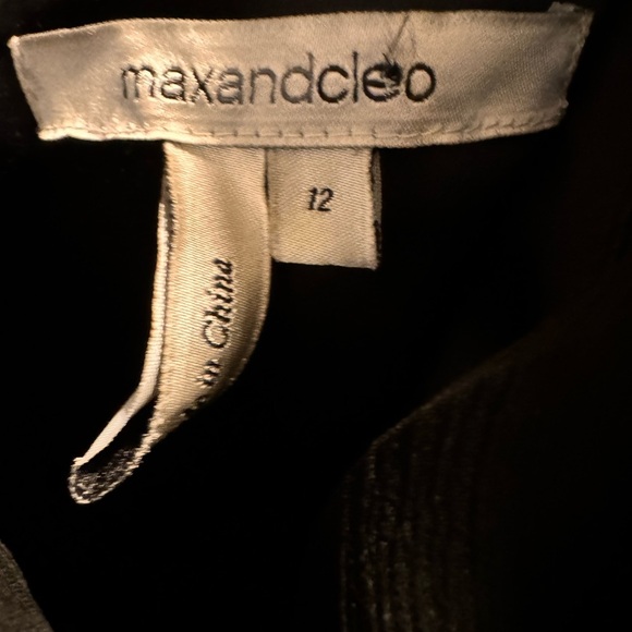 Max & Cleo Black Sheath Cocktail Dress  Size 12 - Picture 8 of 8